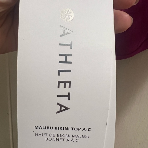 NWT Athleta Malibu Bikini Top - Picture 5 of 5